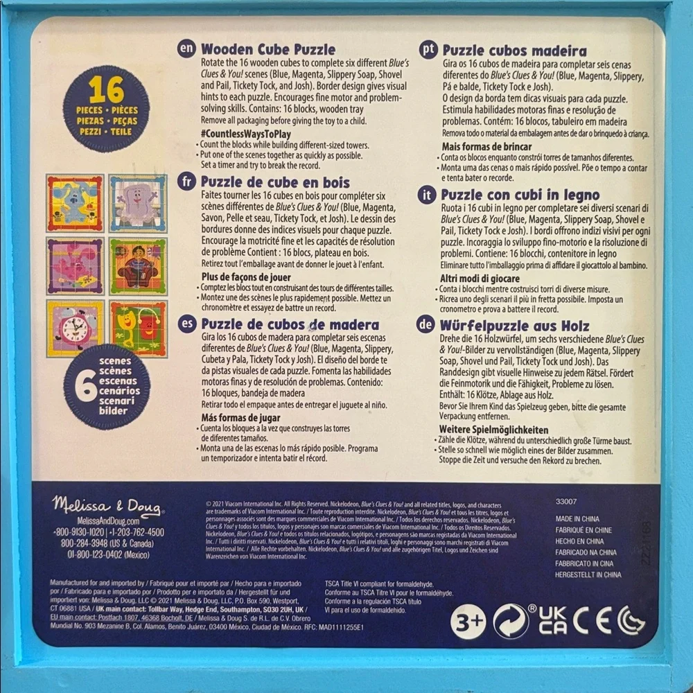 Melissa & Doug Blues clues wooden puzzles!